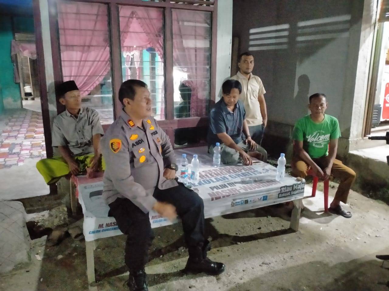Jalin Kemitraan, Kapolsek Kampar Ajak Pemdes Sawah Jadi Garda Terdepan Lawan Narkoba! Generasi Muda Harus Diselamatkan